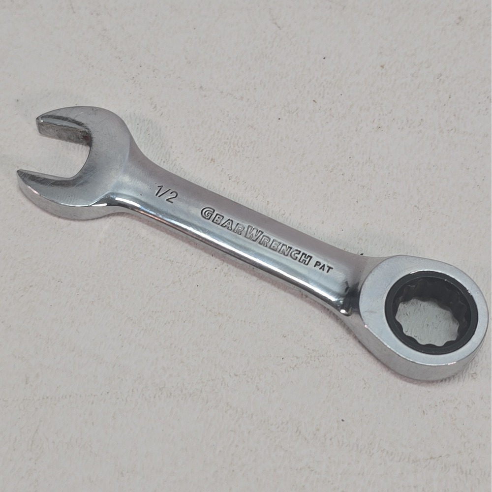 GEARWRENCH Stubby 12pt Combination Wrench 1/2" SAE